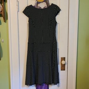 Polka dot Anne Klein dress